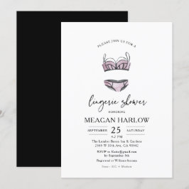 Hen Party Lingerie Bachelorette Party Invitation