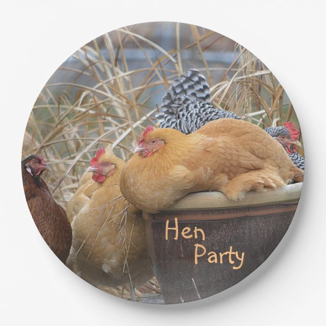 Hen Party Pappteller (Vorderseite)