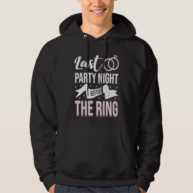 Hen Party Wedding Married Bachelor Bride To Be Bac Hoodie (Vorderseite)