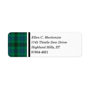 Henderson Clan Bright Green Scottish Tartan