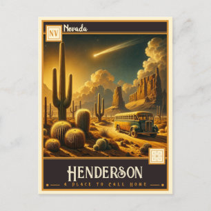 Henderson, Nevada   VINTAG Postkarte
