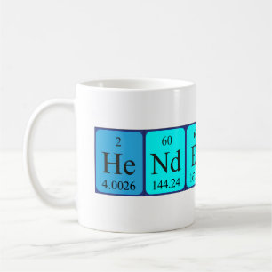Henderson Periodenname Tasse