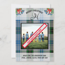 Henderson Scottish Clan Tartan Foto Weihnachten