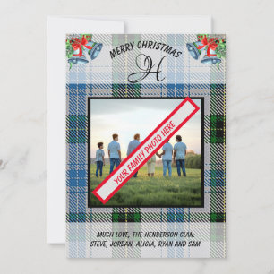 Henderson Scottish Clan Tartan Foto Weihnachten