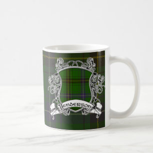 Hendersontartan-Schild Kaffeetasse