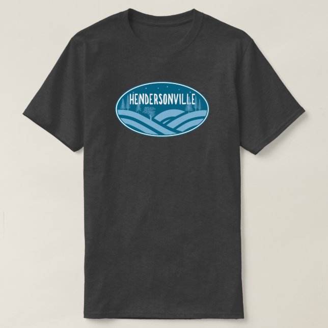 Hendersonville North Carolina Außenbereich T-Shirt (Design vorne)