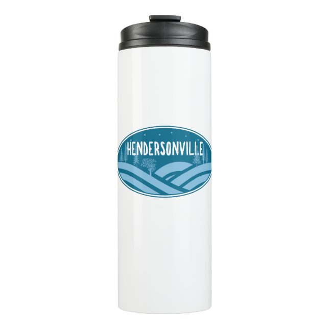 Hendersonville North Carolina Außenbereich Thermosbecher (Vorderseite)