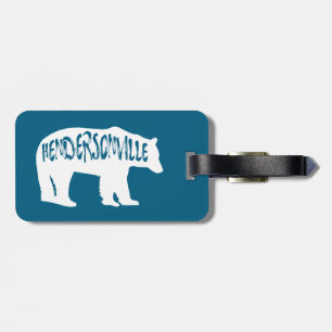 Hendersonville North Carolina Bear Gepäckanhänger