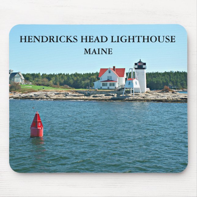Hendricks Head Lighthouse, Maine Mousepad (Vorne)
