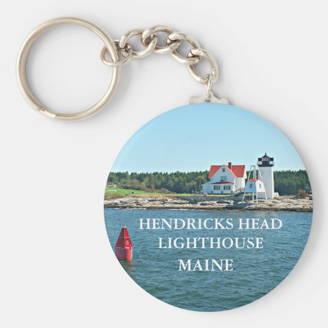 Hendricks Head Lighthouse, Maine Schlüsselanhänger (Vorne)