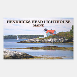 Hendricks Head Lighthouse, Maine Stickers