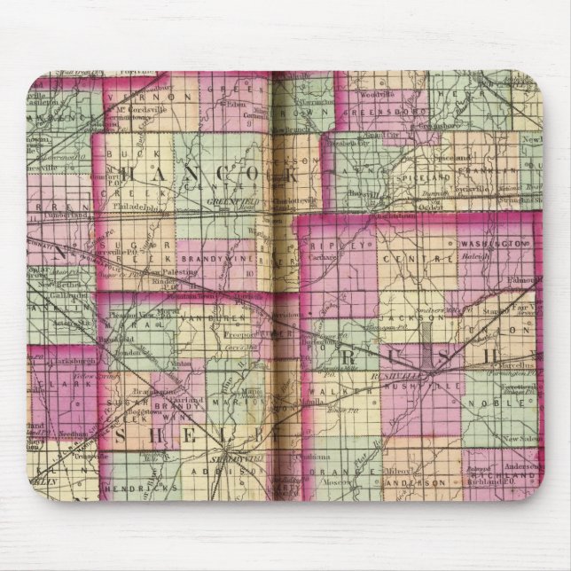 Hendrickson Landkreis und Marion Landkreis Mousepad (Vorne)