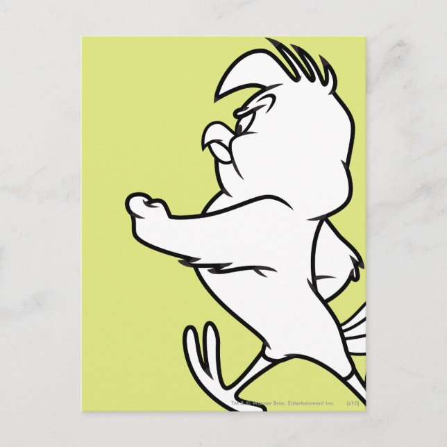 Henery Hawk Walking Postkarte (Vorderseite)