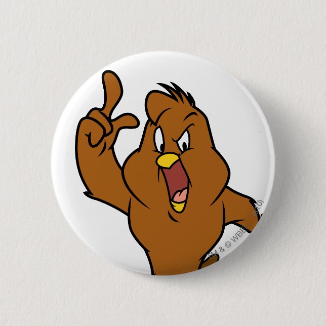 Henery Hawk Yelling Button (Vorderseite)