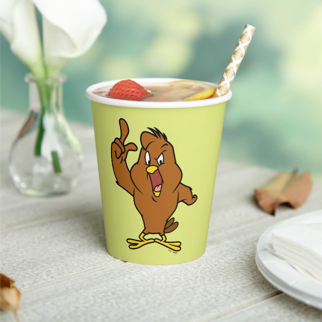 Henery Hawk Yelling Pappbecher (In Situ)