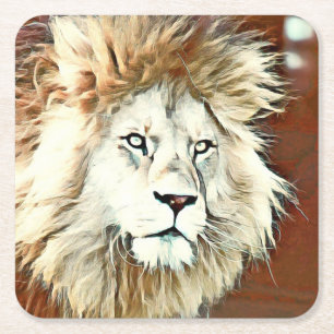 Hengst Rechteckiger Pappuntersetzer