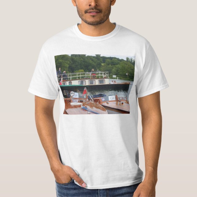 Henley auf klassischem Boot Themse Regatta 1 T-Shirt (Vorderseite)