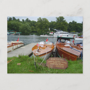 Henley on Thames, antike Motorboote Postkarte