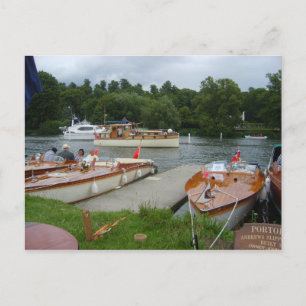 Henley on Thames, Classic Motorboote Postkarte
