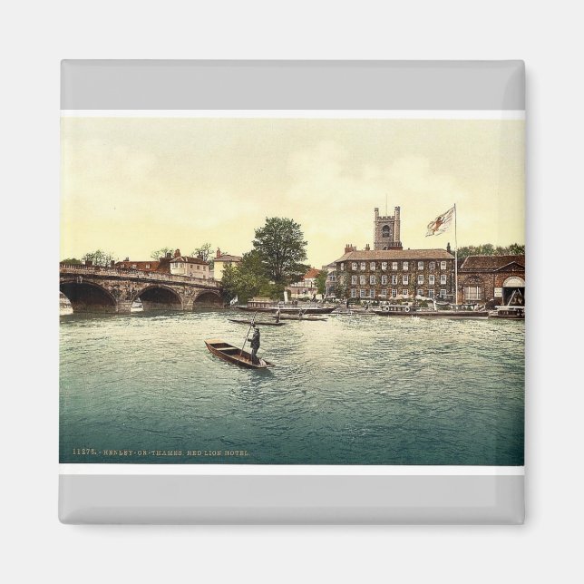 Henley on Thames, Red Lion Hotel, London und U-Bah Magnet (Vorne)