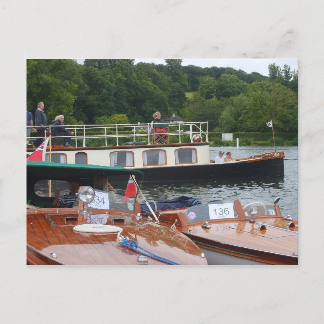 Henley on Thames, Traditionsboot Postkarte (Vorderseite)