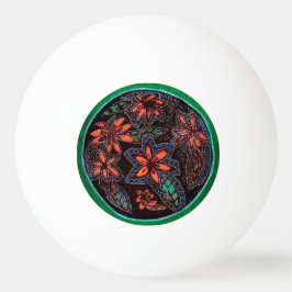 Henna Blume Tischtennisball