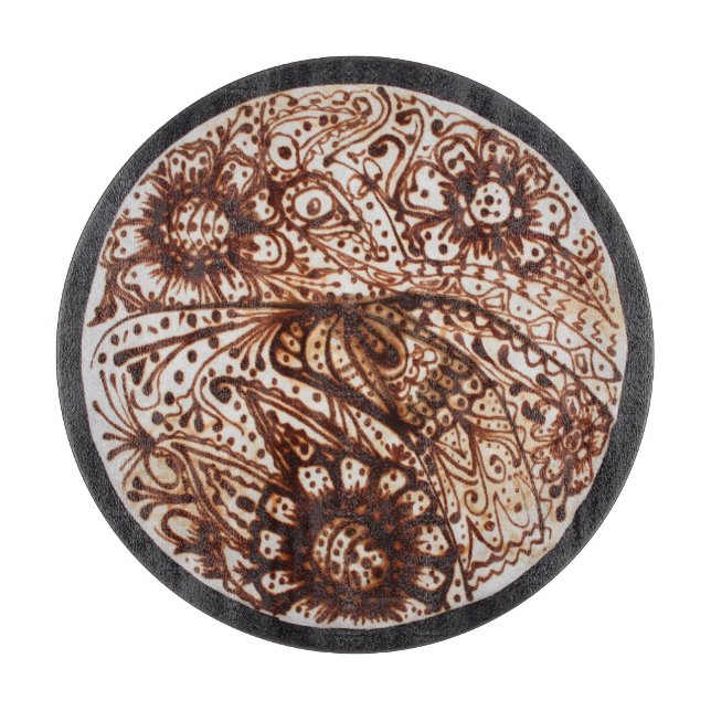 Henna circle schneidebrett (Vorderseite)