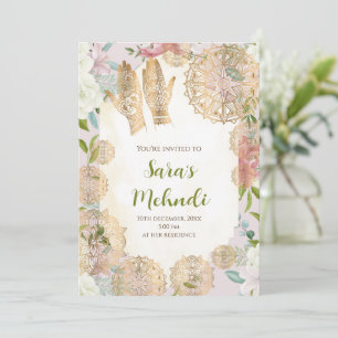 Henna-Einladung & Mehndi-Einladung Mehndi-Einladun Einladung