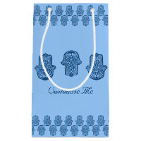 Henna Hand of Hamsa (blau)