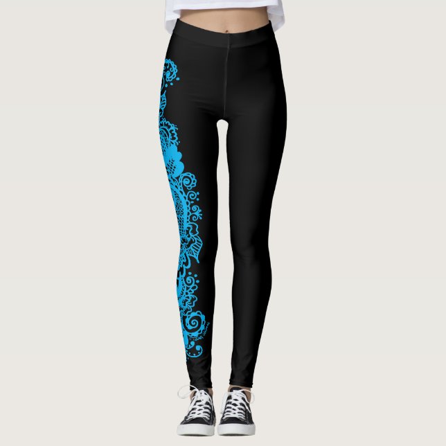 HENNA-INSPIRIERTES RIBBON LEGGINGS (Vorderseite)