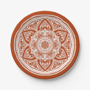 Henna Mandala Pappteller