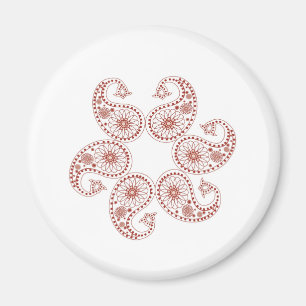 Henna Tattoo Merchandize Magnet