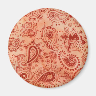 Hennastrauch-Entwurfs-Magnet Magnet