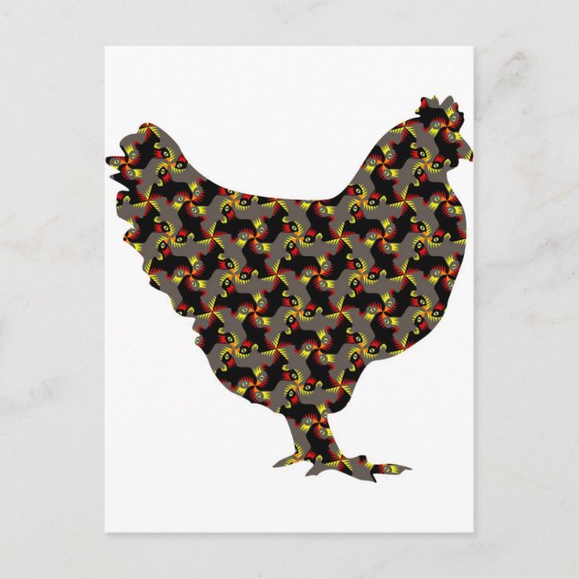Henne Postkarte (Vorderseite)