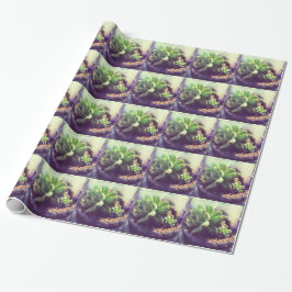 Henne und Küken-Pflanze Geschenkpapier