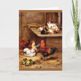 Hennen für Hasen von Kaninchen Karte