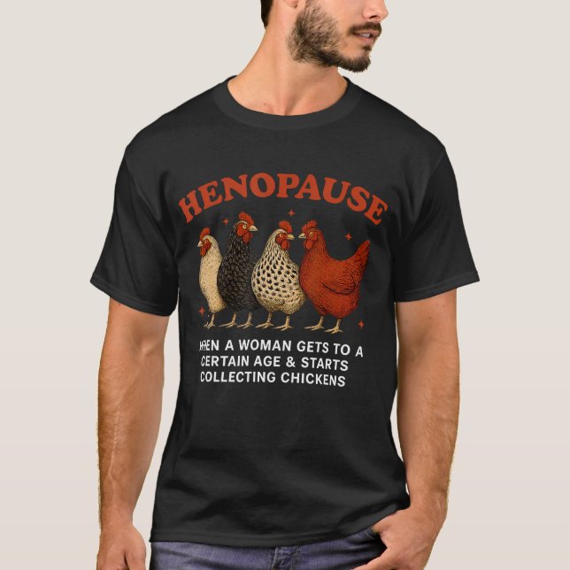 Hennenpause Frauen sammeln Hühner Lustige Farm Chi T-Shirt (Vorderseite)