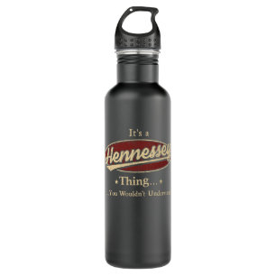 HENNESSEY Sache Name Wasser Flasche Edelstahlflasche