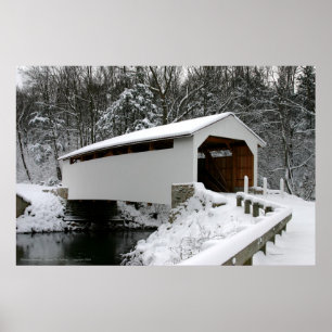 Henninger Covered Bridge Poster