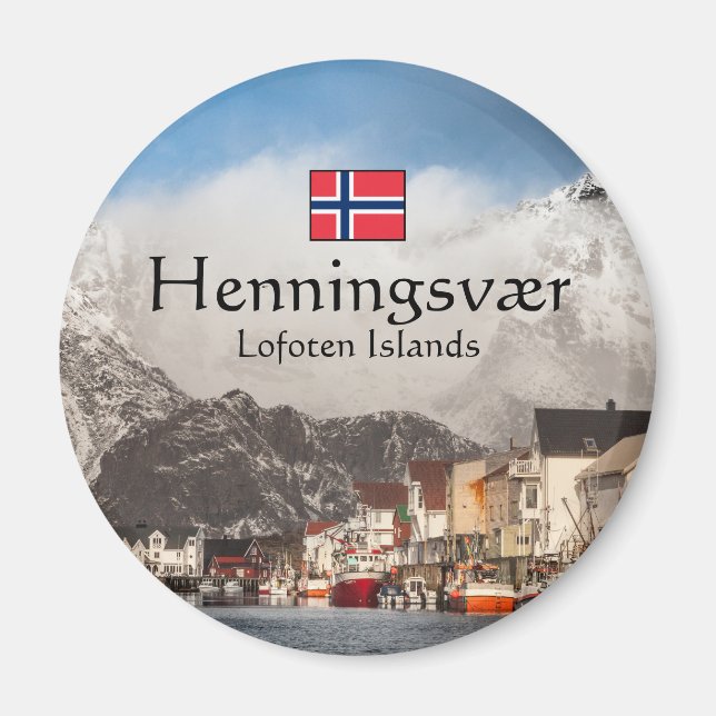 Henningsvaer Lofoten Magnet (Vorne)