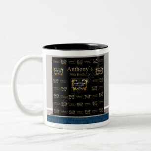 Hennything ist möglich Thema Hintergrund Zweifarbige Tasse