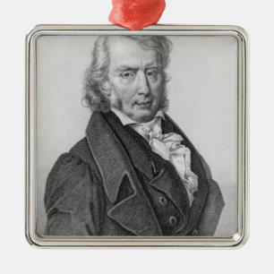 Henri Benjamin Constant de Rebecque als Silbernes Ornament