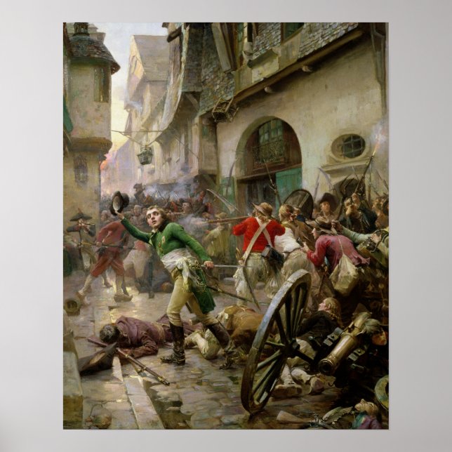 Henri de La Rochejaquelein im Kampf gegen Poster (Vorne)