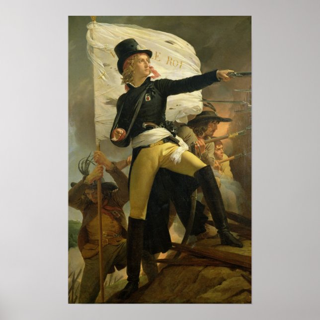 Henri de La Rochejaquelein , Leiter der Poster (Vorne)