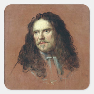 Henri de La Tour d'Auvergne 1665-68 Quadratischer Aufkleber