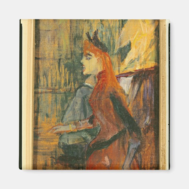 Henri de Toulouse-Lautrec | Die Gesangsunterricht, Magnet (Vorne)