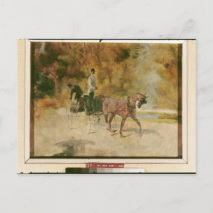 Henri de Toulouse-Lautrec   Ein Hundekarton Postkarte
