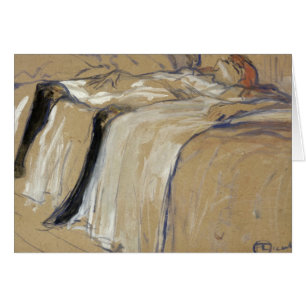 Henri de Toulouse-Lautrec   Femme allongée sur son