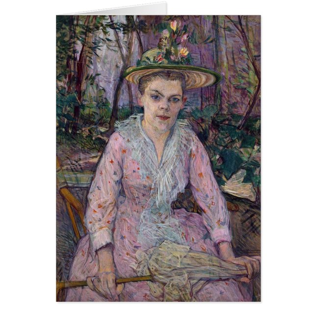 Henri de Toulouse-Lautrec | Frau mit Schirm (Vorne)