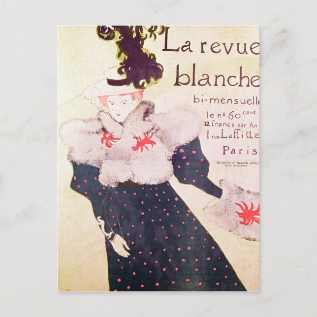 Henri de Toulouse-Lautrec | Plakatwerbung "La Postkarte (Vorderseite)